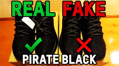 unauthorized adidas yeezy boost 350 pirate black real vs fake|yeezy pirate black boots.